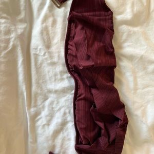 Ruffled swimsuit bands top